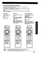 Preview for 25 page of Panasonic Omnivision PV-HD1000 Operating Instructions Manual