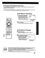 Preview for 27 page of Panasonic Omnivision PV-HD1000 Operating Instructions Manual