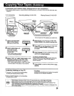 Preview for 31 page of Panasonic Omnivision PV-HD1000 Operating Instructions Manual