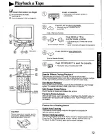 Preview for 13 page of Panasonic OmniVision PV-M1326 User Manual