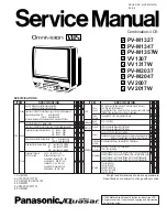 Panasonic OmniVision PV-M1347 Service Manual предпросмотр