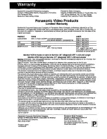 Предварительный просмотр 41 страницы Panasonic Omnivision PV-M1349 Operating Instructions Manual