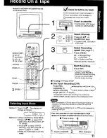 Preview for 11 page of Panasonic Omnivision PV-M1349 Operating Manual