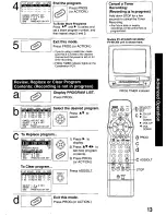 Preview for 13 page of Panasonic Omnivision PV-M1349 Operating Manual