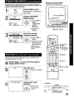 Preview for 23 page of Panasonic Omnivision PV-M1349 Operating Manual