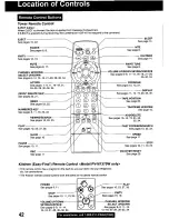 Preview for 42 page of Panasonic Omnivision PV-M1349 Operating Manual