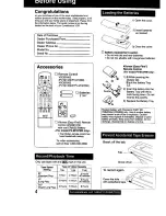 Предварительный просмотр 4 страницы Panasonic Omnivision PV-M1369 Operating Instructions Manual