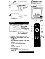 Предварительный просмотр 8 страницы Panasonic Omnivision PV-M1369 Operating Instructions Manual