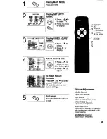 Предварительный просмотр 9 страницы Panasonic Omnivision PV-M1369 Operating Instructions Manual