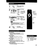 Предварительный просмотр 21 страницы Panasonic Omnivision PV-M1369 Operating Instructions Manual