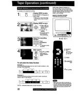 Предварительный просмотр 22 страницы Panasonic Omnivision PV-M1369 Operating Instructions Manual