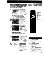 Предварительный просмотр 31 страницы Panasonic Omnivision PV-M1369 Operating Instructions Manual