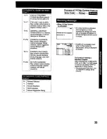 Предварительный просмотр 33 страницы Panasonic Omnivision PV-M1369 Operating Instructions Manual