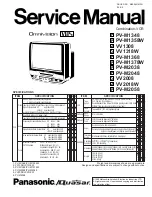 Panasonic Omnivision PV-M1378W Service Manual preview