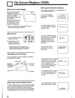 Preview for 8 page of Panasonic OmniVision PV-M2036 User Manual