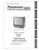 Panasonic OmniVision PV-M2037 User Manual preview