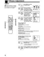 Preview for 12 page of Panasonic OmniVision PV-M2047 User Manual