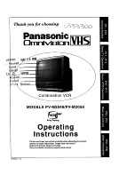 Panasonic Omnivision PV-M2048-K Operating Instructions Manual preview