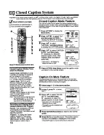 Предварительный просмотр 14 страницы Panasonic Omnivision PV-M2048-K Operating Instructions Manual