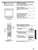 Предварительный просмотр 23 страницы Panasonic OmniVision PV-M2048 Operating Manual