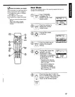 Preview for 17 page of Panasonic OmniVision PV-M2057 User Manual