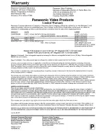 Preview for 48 page of Panasonic OmniVision PV-M2057 User Manual