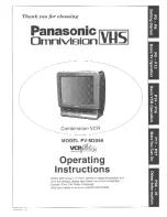 Panasonic OmniVision PV-M2066 User Manual preview