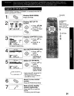 Preview for 21 page of Panasonic Omnivision PV-M2079 Operating Instructions Manual