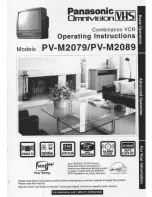 Panasonic Omnivision PV-M2079 Operating Manual preview