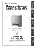 Panasonic OmniVision PV-M2737 User Manual предпросмотр