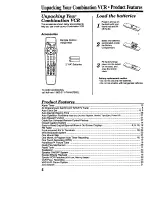 Предварительный просмотр 4 страницы Panasonic Omnivision PV-M2768 Operating Instructions Manual