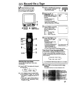 Предварительный просмотр 17 страницы Panasonic Omnivision PV-M2768 Operating Instructions Manual