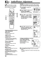 Предварительный просмотр 12 страницы Panasonic Omnivision PV-M2768 Operating Manual