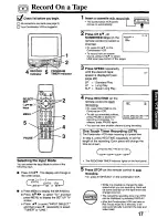 Предварительный просмотр 17 страницы Panasonic Omnivision PV-M2768 Operating Manual