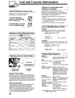 Предварительный просмотр 28 страницы Panasonic OmniVision PV-M2776 Operating Instructions Manual