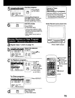 Preview for 15 page of Panasonic OmniVision PV-Q1310 Operating Manual