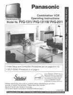 Preview for 1 page of Panasonic OmniVision PV-Q1311 User Manual