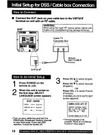 Предварительный просмотр 10 страницы Panasonic OmniVision PV-Q1311W User Manual