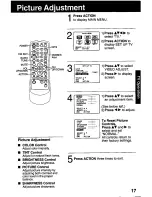 Предварительный просмотр 17 страницы Panasonic OmniVision PV-Q1311W User Manual