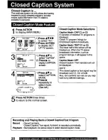 Предварительный просмотр 20 страницы Panasonic OmniVision PV-Q1311W User Manual