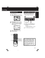 Preview for 9 page of Panasonic OmniVision PV-Q1312B Operating Instructions Manual