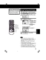 Preview for 21 page of Panasonic OmniVision PV-Q1312B Operating Instructions Manual