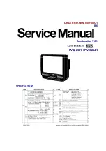 Preview for 1 page of Panasonic OmniVision PV-Q2511 Service Manual