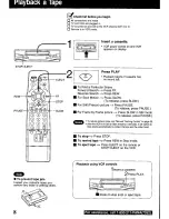 Preview for 8 page of Panasonic OmniVision PV-Q920 User Manual