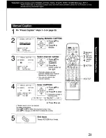 Preview for 21 page of Panasonic OmniVision PV-Q920 User Manual