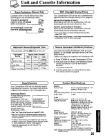 Preview for 25 page of Panasonic OmniVision PV-QM2508 User Manual