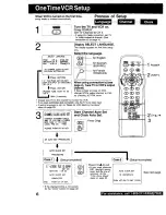 Предварительный просмотр 6 страницы Panasonic OmniVision PV-QV200 Operating Instructions Manual