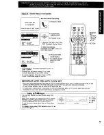 Предварительный просмотр 7 страницы Panasonic OmniVision PV-QV200 Operating Instructions Manual