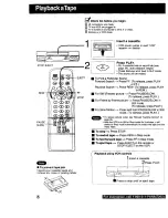 Предварительный просмотр 8 страницы Panasonic OmniVision PV-QV200 Operating Instructions Manual