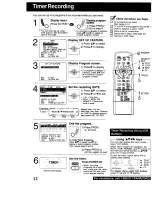 Предварительный просмотр 12 страницы Panasonic OmniVision PV-QV200 Operating Instructions Manual